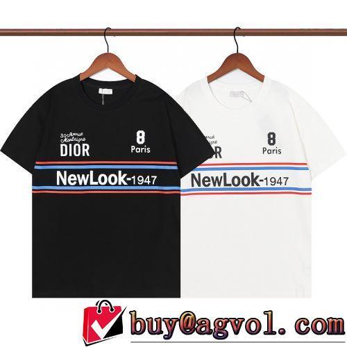 高級感ある 半袖Tシャツ 着心地満点 2022春夏 優しいフィット感 2色可選 ディオールコピーブランド