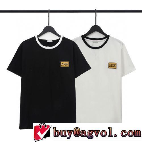 2色可選 柔らかな質感 自分らしいスタイリング 半袖Tシャツ 2022春夏 快適な着心地 ディオールコピーブランド