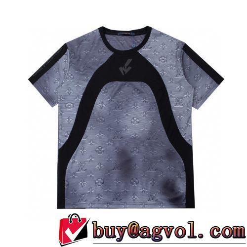 2022春夏 半袖Tシャツ 肌に馴染みやすい 2色可選 ルイ ヴィトンスーパーコピー 長く愛用できる 着回し度抜群
