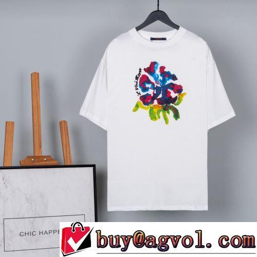 2022春夏 ルイ ヴィトンブランドコピー デザイン性の高い 半袖Tシャツ 着心地抜群 収縮性のある