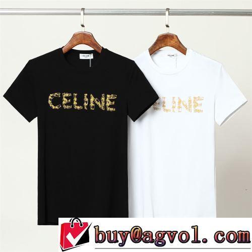 一番人気の新作はこれ CELINEコピー ブランド 2色可選 Tシャツ 2022春夏 クールビズ 縦には伸びにくい 超目玉