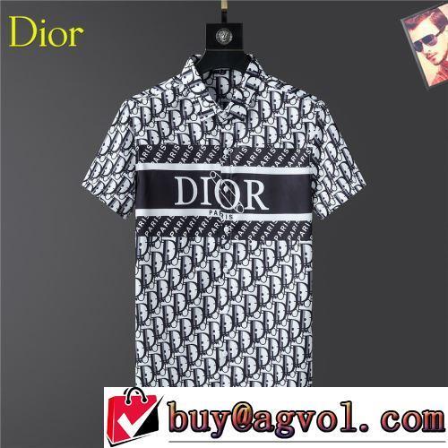 DIORスーパーコピー 半袖シャツ 売れ筋のいい 2022春夏 縦には伸びにくい カジュアル 乾きやすい 使い勝手抜群