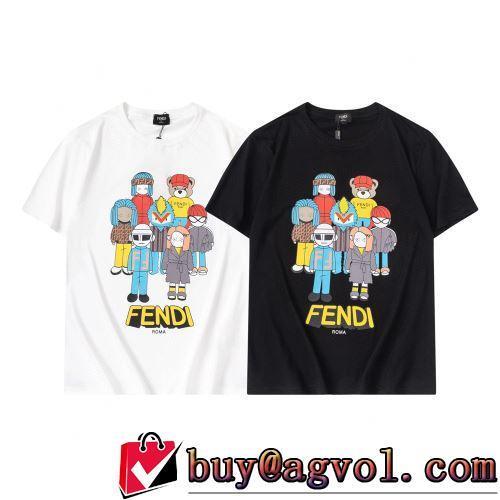 ランキング1位 2022春夏 Tシャツ 2色可選 FENDIブランドスーパーコピー 流行に関係なく長年愛用できる カジュアル