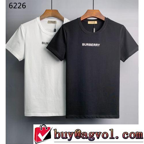 サイズ豊富 2022春夏 バーバリーブランド コピー 半袖Tシャツ 2色可選 スタイリッシュな印象 クールビズ 超目玉