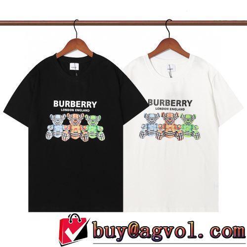 ラックスした雰囲気 2022春夏 カラーラインナップ 2色可選 バーバリーブランド 偽物 通販 半袖Tシャツ