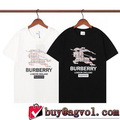 オリジナル 通気性に優れた バーバリースーパーコピー 激安 2色可選 Tシャツ 2022春夏