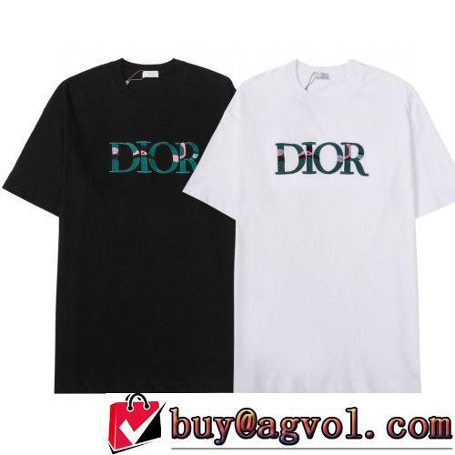 高級感を備えている ディオールコピー 2022春夏 Tシャツ 2色可選 シンプル 流行に関係なく長年愛用できる