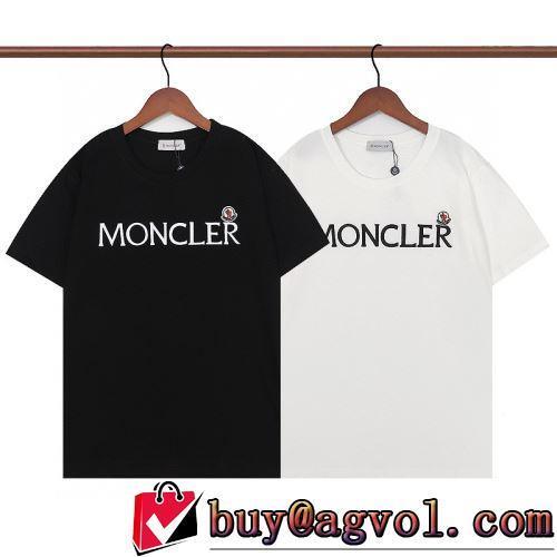 バリエーションに富む MONCLERスーパーコピー 激安 2022春夏 Tシャツ 2色可選 人気販売中 シンプル