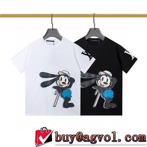 スタイリッシュ 半袖Tシャツ 人気販売中 2色可選 ルイ ヴィトンブランドスーパーコピー 着回し度抜群 2022春夏