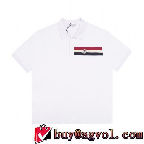 モンクレールブランド 偽物 通販 3色可選 半袖ポロシャツ 2022春夏 今話題の最新作 トリコロール使い