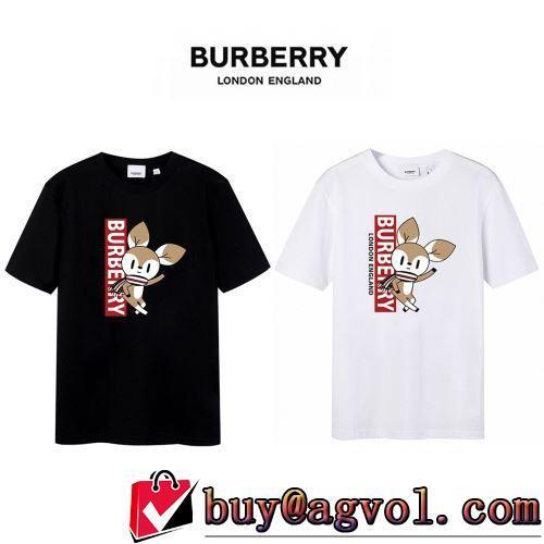 半袖Tシャツ 2色可選 人気 ランキング 2022春夏 BURBERRY偽物ブランド 着回し度抜群 自分らしいスタイリング 通気性に優れた