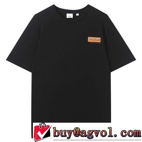 ランキング1位 BURBERRYスーパーコピー 代引 半袖Tシャツ 2色可選 優しいフィット感 2022春夏 シンプル