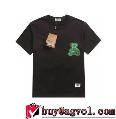 2022春夏 ラウンドネック 使い勝手抜群 半袖Tシャツ 2色可選 BURBERRYブランドスーパーコピー 今買い◎得 スタイリッシュな印象