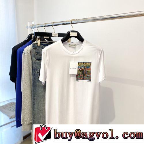 サイズ豊富 クールビズ 半袖Tシャツ 収縮性のある GIVENCHY偽物ブランド 2022春夏 多色選択可 レジャー