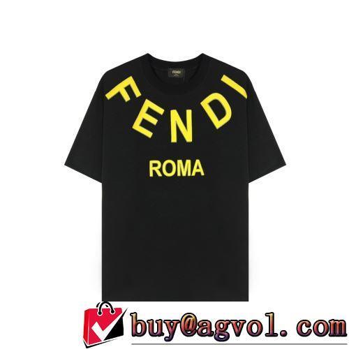 自分らしいスタイリング 2022春夏 乾きやすい 半袖Tシャツ 今買い◎得 FENDIブランドスーパーコピー