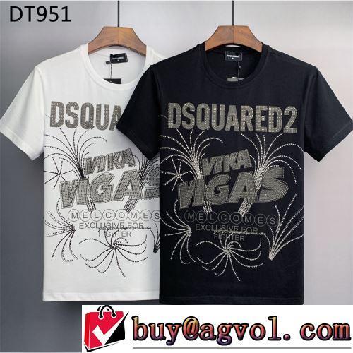 利便性に優れ ディースクエアードスーパーコピー 代引 2色可選 レジャー 半袖Tシャツ 2022春夏 スタイリッシュな印象