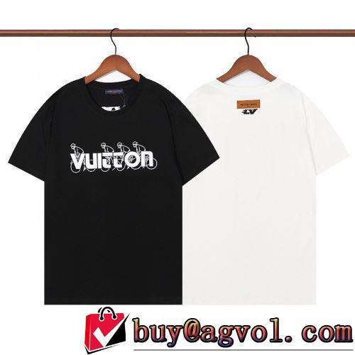 LOUIS VUITTONコピー ブランド 半袖Tシャツ 流通限定モデル 2色可選 気軽にカジュアルに使える 2022春夏