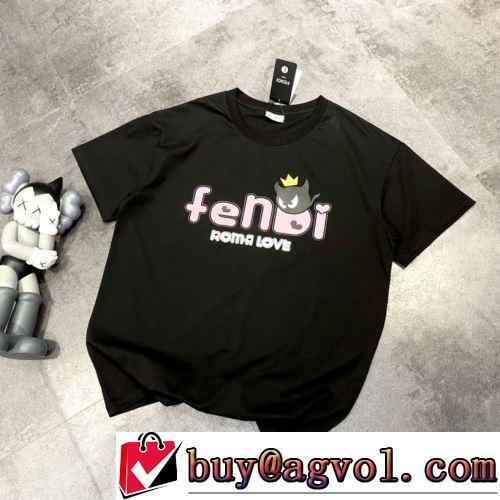 2022春夏 半袖Tシャツ 2色可選 フェンディコピー 数に限りがある 気軽にカジュアルに使える