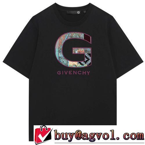 半袖Tシャツ 2022春夏 プリント 風合いが出る ジバンシィ偽物ブランド 2色可選 肌に馴染みやすい ラウンドネック