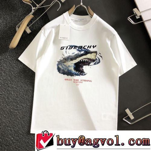 バリエーションに富む 2022春夏 半袖Tシャツ 収縮性のある 2色可選 今話題の最新作 GIVENCHYコピー