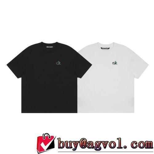 2色可選 注目のアイテム 半袖Tシャツ 2022春夏 パーム・エンジェルス ブランドスーパーコピー 快適な着心地 シンプル