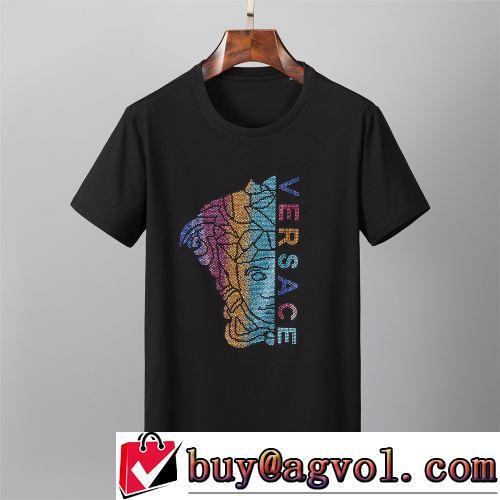 気軽にカジュアルに使える ヴェルサーチブランド コピー 2色可選 半袖Tシャツ 早くも完売している 2022春夏