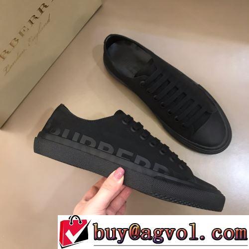 高級感ある 2022新作 フラットシューズ BURBERRYコピー ブランド 飽きの来ない 靴の滑り止め