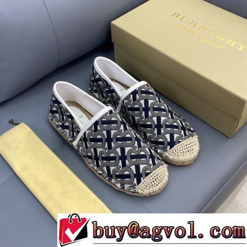 脱ぎ履きしやすい/着脱しやすい BURBERRYブランドスーパーコピー 3色可選 2022新作 今買い◎得 スリップオン ナチュラルな素材感