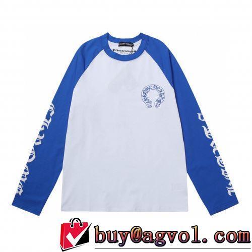 クロムハーツブランド 偽物 通販 ラックスした雰囲気 【新アイテム】 優しいフィット感 長袖Tシャツ 2022新作