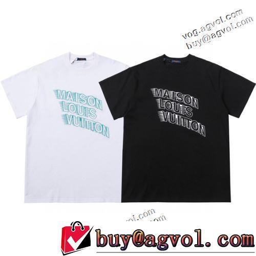 ルイヴィトン ブランド 偽物 通販 新作の人気商品 半袖Tシャツ 2022春夏 入手困難！ルイ ヴィトン LOUIS VUITTON クールビズ 男女兼用 2色可選