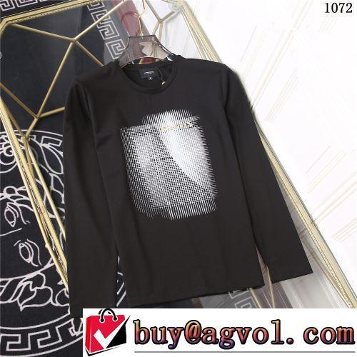 着心地満点 メンズ/男性用 プラダ PRADA プラダブランド コピー 2色可選 長袖Tシャツ ラウンドネック カジュアル シックスタイルに活躍