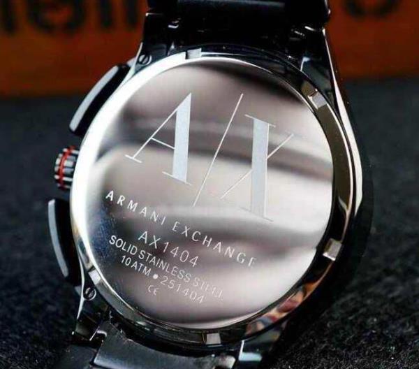 超高級機械式　ARMANI アルマーニ コピー 通販　男性用腕時計　 ステンレスベルト 6針クロノグラフ  