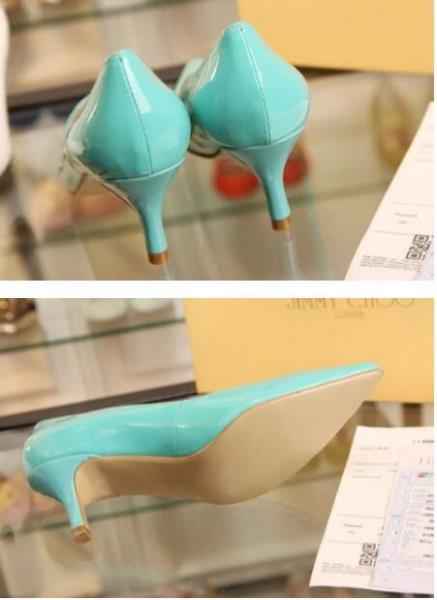高評価　ジミーチュウ 靴 レディース　JIMMY CHOO　上質感も抜群　ハイヒールヒール高さ6CMパンプス