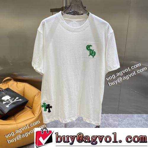 デザイン性の高い 高品質 今からの季節にピッタリ！ 半袖Tシャツ クロムハーツスーパーコピー 激安 4色可選 2022春夏