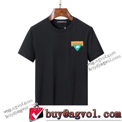 半袖Tシャツ 3色可選 レジャー 自然な肌触り ファション性の高い 体の運動機能を助け ルイ ヴィトン偽物ブランド 2022春夏