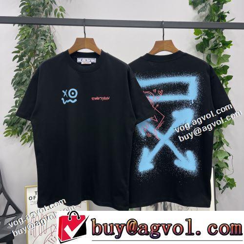 OFF-WHITE オフホワイトコピーブランド 通気性に優れた 半袖Tシャツ 強い魅力を感じる一枚 吸汗性に優れ 2022新作