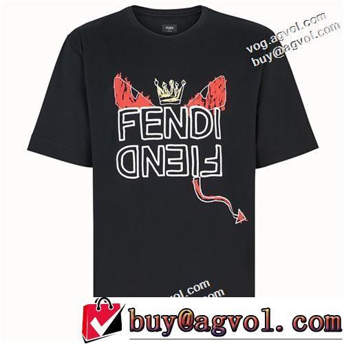 2色可選 デザイン性の高い 高品質 大人気再登場 フェンディスーパーコピー 半袖Tシャツ 柔らかい手触り 2022新作