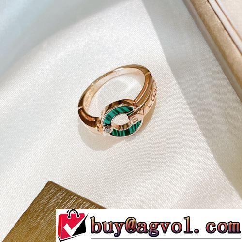 ブルガリブランド コピー 2022新作 特別人気感謝SALE ジュエリー 指輪 雰囲気ある コンビカラー