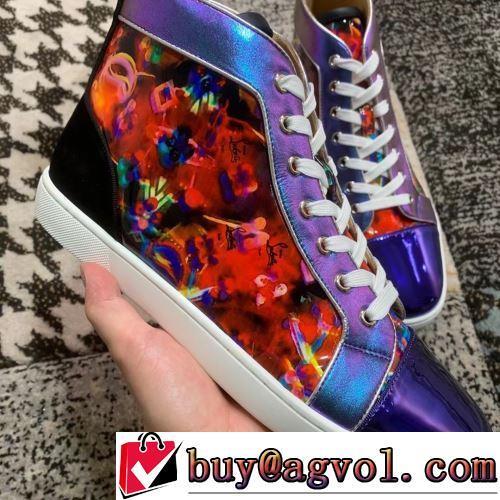 ファッション 人気 オリジナル レースアップシューズ CHRISTIAN LOUBOUTINスーパーコピー 激安 ハイトップシューズ 履き心地抜群 2022新作 着用 男女兼用