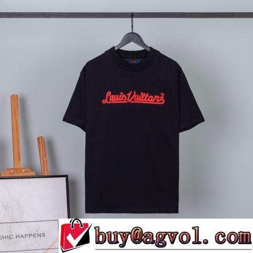 2色可選 ラウンドネック 着心地満点 半袖Tシャツ ルイ ヴィトン偽物ブランド 2022新作 高品質 人気