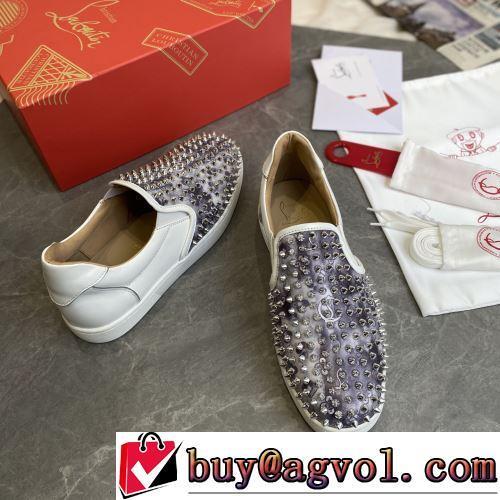 CHRISTIAN LOUBOUTINスーパーコピー 2022新作 先行販売 カジュアルシュッズ 紐なし ファッション 人気