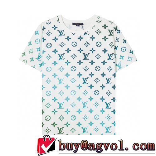 落ち着いた感覚 2022春夏 ルイ ヴィトンスーパーコピー 半袖Tシャツ 2色可選 優しいフィット感 頑丈な素材