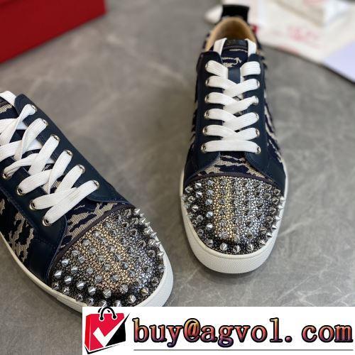 希少価値大！2022新作 大人の雰囲気抜群 フラットシューズ CHRISTIAN LOUBOUTINコピーブランド 高機能防滑ソール