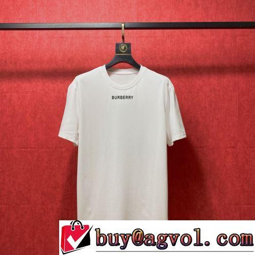 半袖Tシャツ バーバリーコピー ブランド 吸汗速乾 2022春夏 2色可選 高級感ある 収縮性のある
