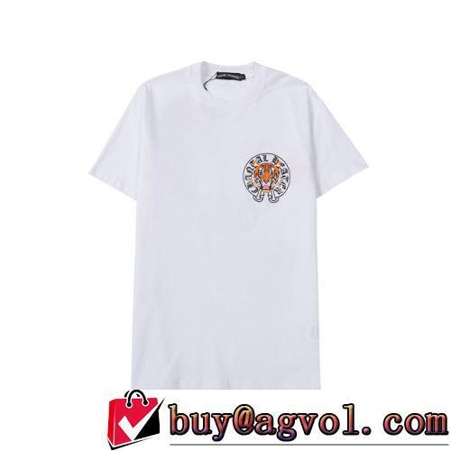 クロムハーツコピーブランド 頑丈な素材 2022春夏 お洒落に魅せる 半袖Tシャツ 2色可選 上品な輝きを放つ形