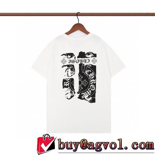 2色可選 クロムハーツコピーブランド シックスタイルに活躍 快適な着心地 半袖Tシャツ 2022春夏 吸汗性に優れ