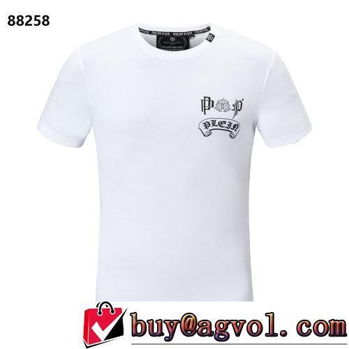 2022春夏 着心地満点 2色可選 フィリッププレインスーパーコピー ファッション 人気 半袖Tシャツ 収縮性のある