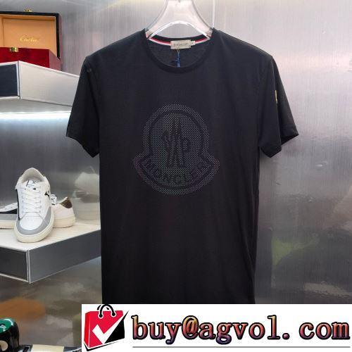 自然な肌触り 2色可選 通気性に優れた 半袖Tシャツ モンクレールコピーブランド コーデ 知的なムードを演出 2022春夏