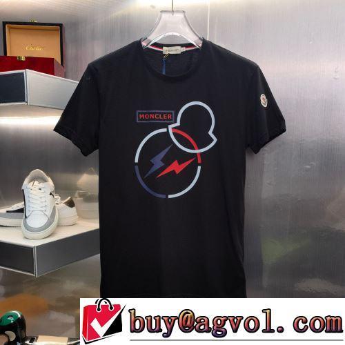 活用できるアイテム モンクレール偽物ブランド 半袖Tシャツ 2022春夏 柔らかい手触り カッコいい印象を付ける 2色可選