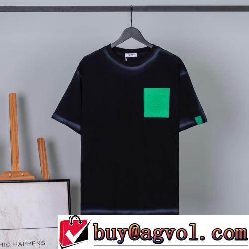 2022春夏 ロエベブランドコピー カジュアル 海外限定ライン 半袖Tシャツ 流行に関係なく長年愛用できる 2色可選